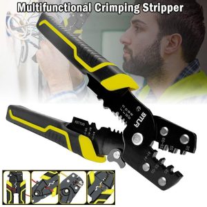 Pcs, Hardware & Gaming |   Multifunctional Crimping Stripper Cable Wire Stripper Crimping Pliers Terminal Tool Professional Cord Crimper Electronics Pcs, Hardware & Gaming