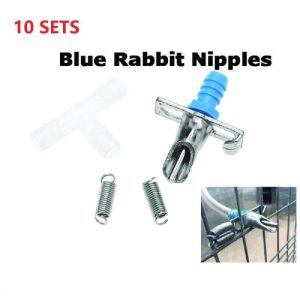 For Farm Animals |   10 Sets Rabbit Water Nipple Drinker Feeders Automatic Waterer Guinea Ferrets Mice For Farm Animals For Farm Animals