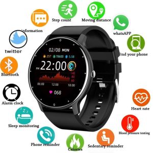 Smartwatches & Fitness Trackers |   2023 Full Touch Screen Sport Fitness Smart Watch For Men And, Ip67 Waterproof, Bluetooth Compatible With Android And Ios Electronics Smartwatches & Fitness Trackers