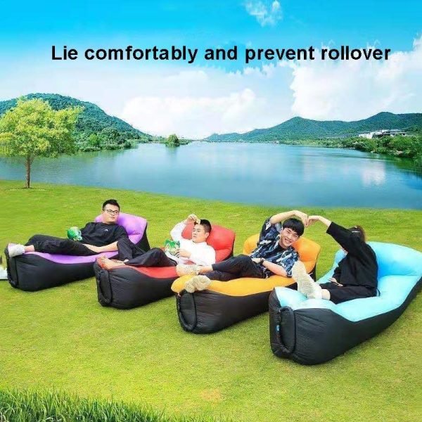 Garden Sets |   Portable Outdoor Lazy Inflatable Sofa Camping Inflatable Bed Park Air Bed Sleeping Pad Garden Sets Garden Sets