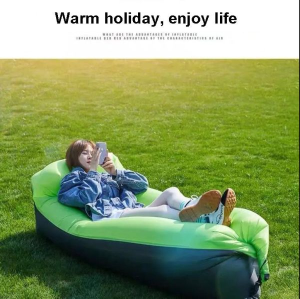 Garden Sets |   Portable Outdoor Lazy Inflatable Sofa Camping Inflatable Bed Park Air Bed Sleeping Pad Garden Sets Garden Sets