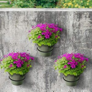 Pots & Planters |   3Pcs Flower Pot Holder Rings High Durability Rust-Proof Wrought Iron Heavy Duty Flower Pot Bracket Ring For Home Outdoors & Garden Pots & Planters