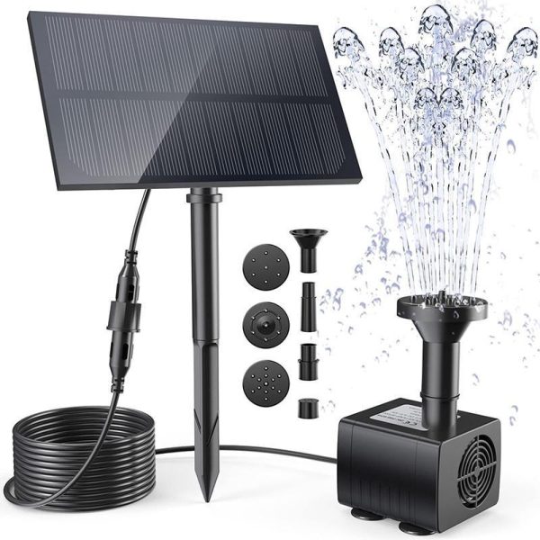 Green & Landscaping |   Solar Fountain Water Pump Kit Solar Powered Water Fountain With Stake For Outdoor Bird Bath Pond Pool Garden Fish Tank Yard Green & Landscaping Green & Landscaping