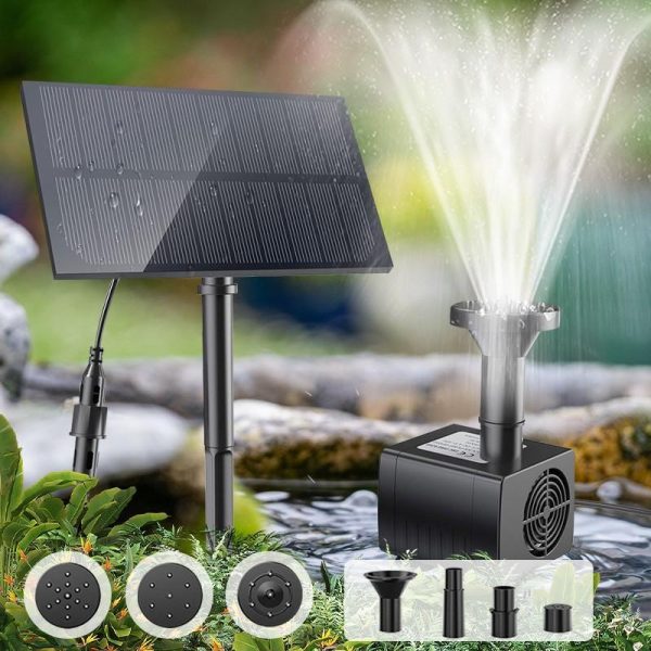 Green & Landscaping |   Solar Fountain Water Pump Kit Solar Powered Water Fountain With Stake For Outdoor Bird Bath Pond Pool Garden Fish Tank Yard Green & Landscaping Green & Landscaping