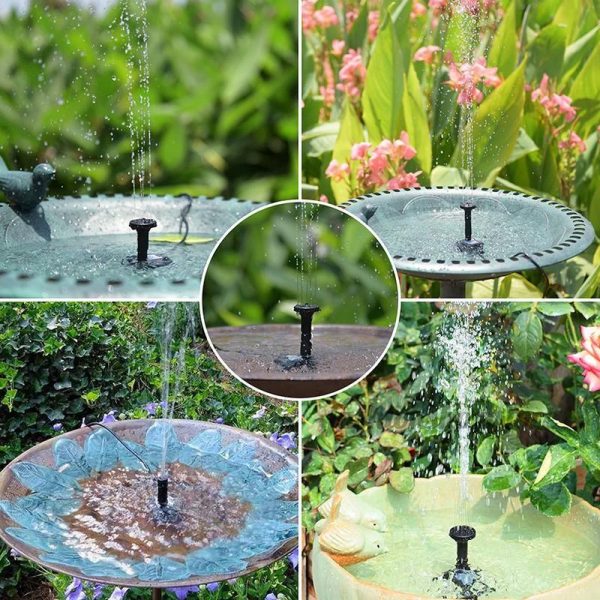 Green & Landscaping |   Solar Fountain Water Pump Kit Solar Powered Water Fountain With Stake For Outdoor Bird Bath Pond Pool Garden Fish Tank Yard Green & Landscaping Green & Landscaping