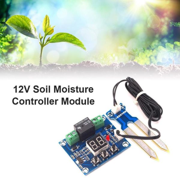 Watering & Irrigation |   Irrigation System Automatic Detector Soil Humidity Sensor Controller Irrigation System Automatic Watering Module 12V Outdoors & Garden Watering & Irrigation