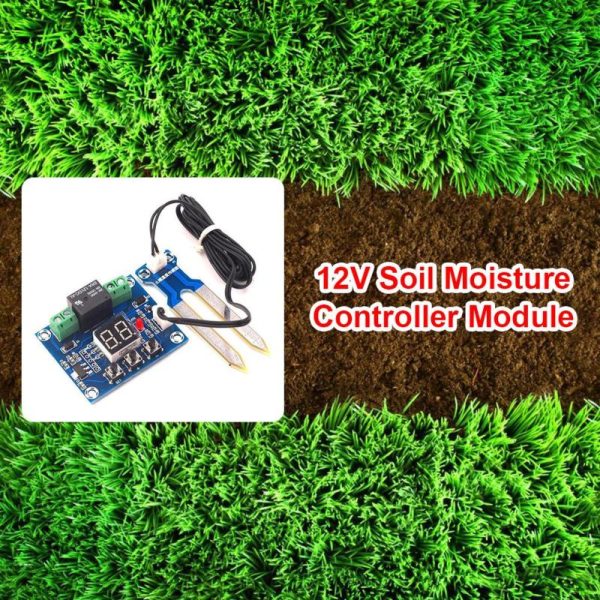 Watering & Irrigation |   Irrigation System Automatic Detector Soil Humidity Sensor Controller Irrigation System Automatic Watering Module 12V Outdoors & Garden Watering & Irrigation