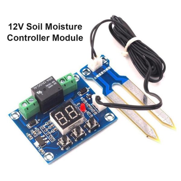 Watering & Irrigation |   Irrigation System Automatic Detector Soil Humidity Sensor Controller Irrigation System Automatic Watering Module 12V Outdoors & Garden Watering & Irrigation