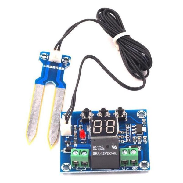 Watering & Irrigation |   Irrigation System Automatic Detector Soil Humidity Sensor Controller Irrigation System Automatic Watering Module 12V Outdoors & Garden Watering & Irrigation